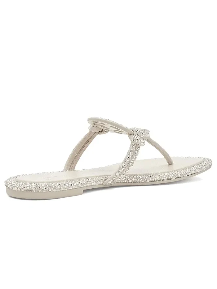 Сандалии с кристаллами Miller Tory Burch — изображение 3 из 4, серебристый