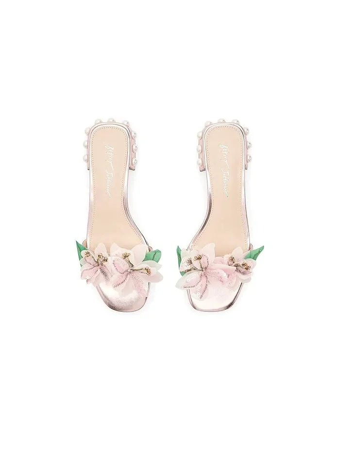 Босоножки с цветком Rosia Blue by Betsey Johnson — изображение 2 из 4, розовый