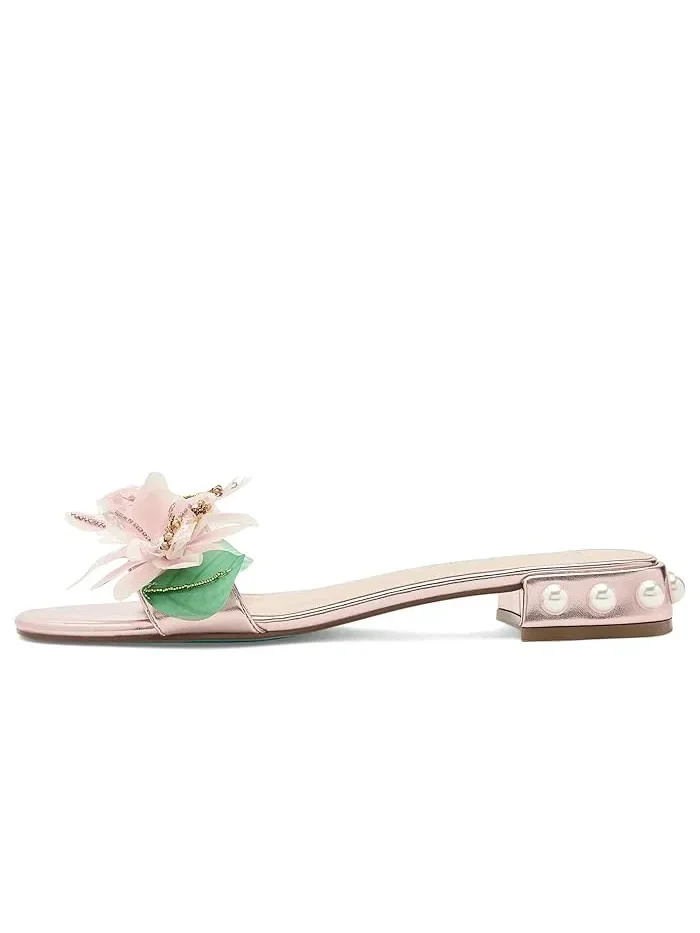 Босоножки с цветком Rosia Blue by Betsey Johnson — изображение 4 из 4, розовый