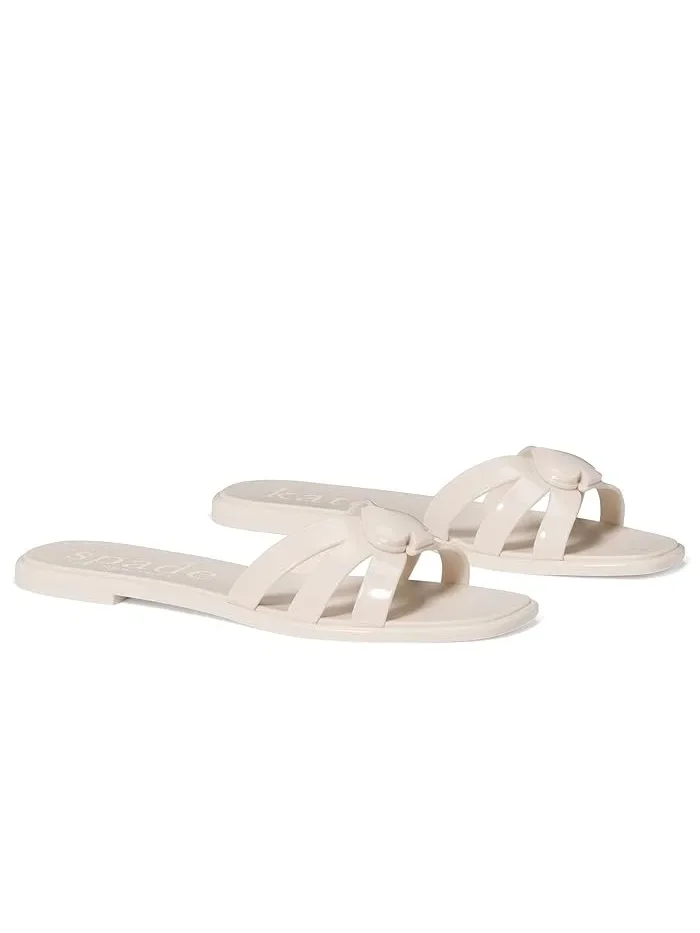 Сандалии с фигурным элементом Sculpted Spade Jelly Sandals Kate Spade New York