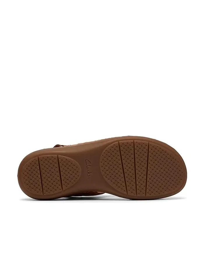 Сандалии с контурной стелькой Cecily Sun Clarks — изображение 3 из 4, бежевый