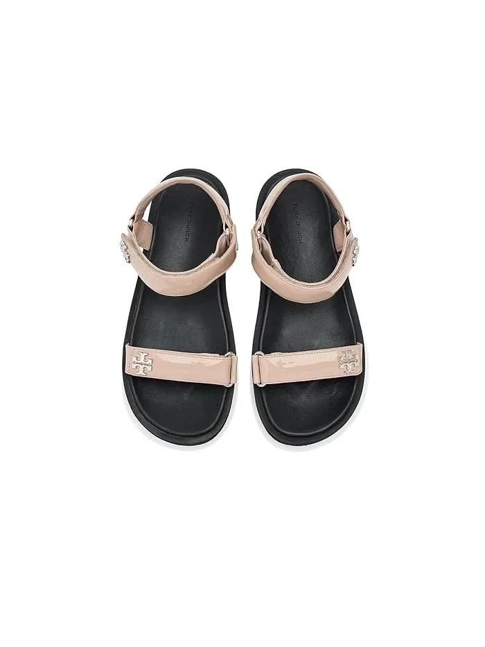 Сандалии Kira Ultralight Tory Burch — изображение 2 из 4, серый/черный/серебристый
