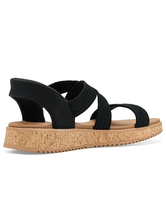 Сандалии с ремешками Sun Vibe - Island Stroll BOBS from SKECHERS — изображение 3 из 4, черный