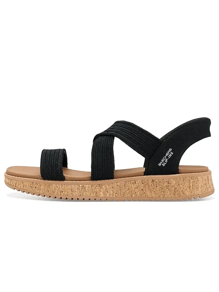 Сандалии с ремешками Sun Vibe - Island Stroll BOBS from SKECHERS — изображение 4 из 4, черный