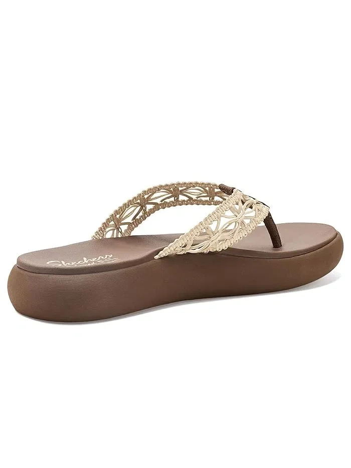 Сандалии Asana Luxe - Ocean Breeze 2 SKECHERS — изображение 3 из 4, коричневый
