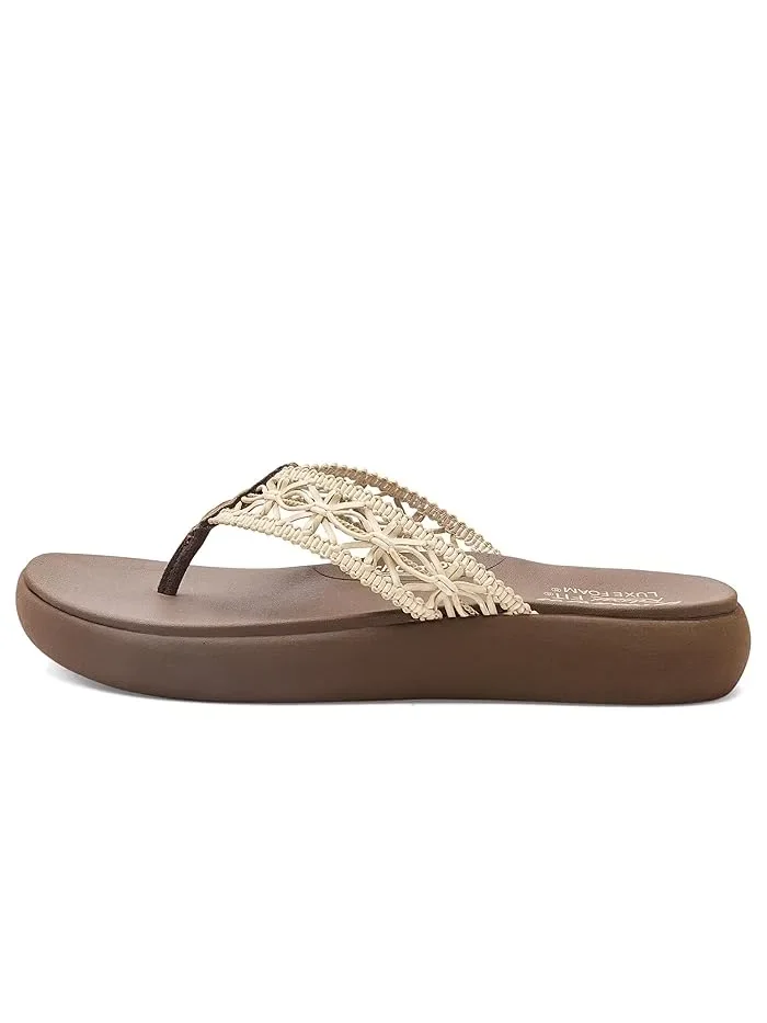 Сандалии Asana Luxe - Ocean Breeze 2 SKECHERS — изображение 4 из 4, коричневый