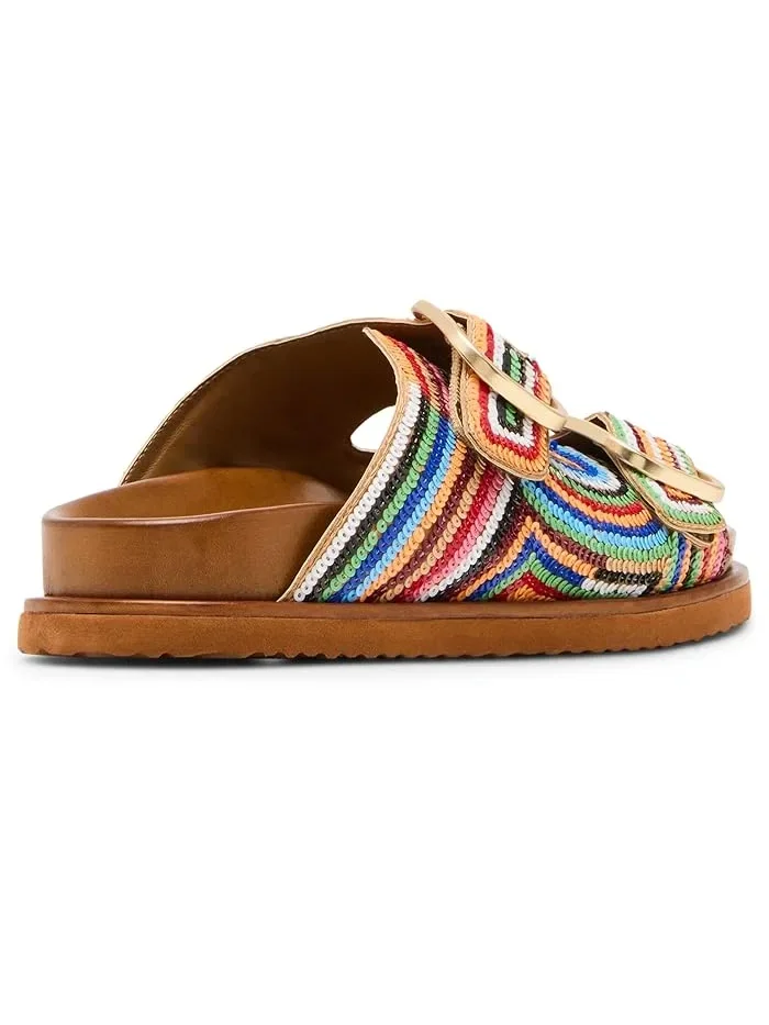 Сандалии с пайетками Tourist Steve Madden — изображение 3 из 4, мульти