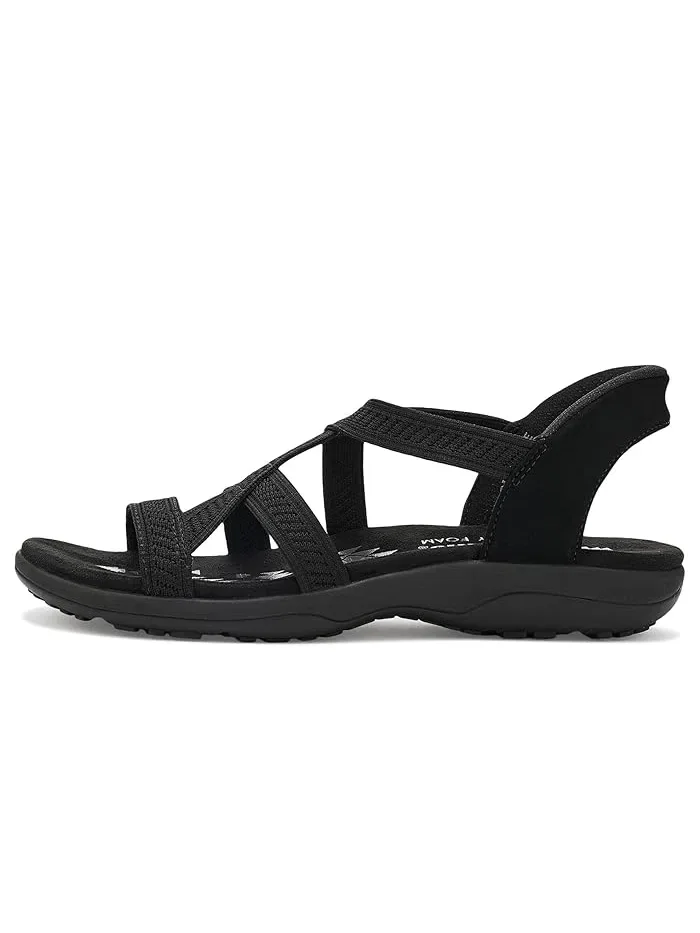 Сандалии Reggae Slim Hands Free Slip-ins SKECHERS — изображение 4 из 4, черный/черный