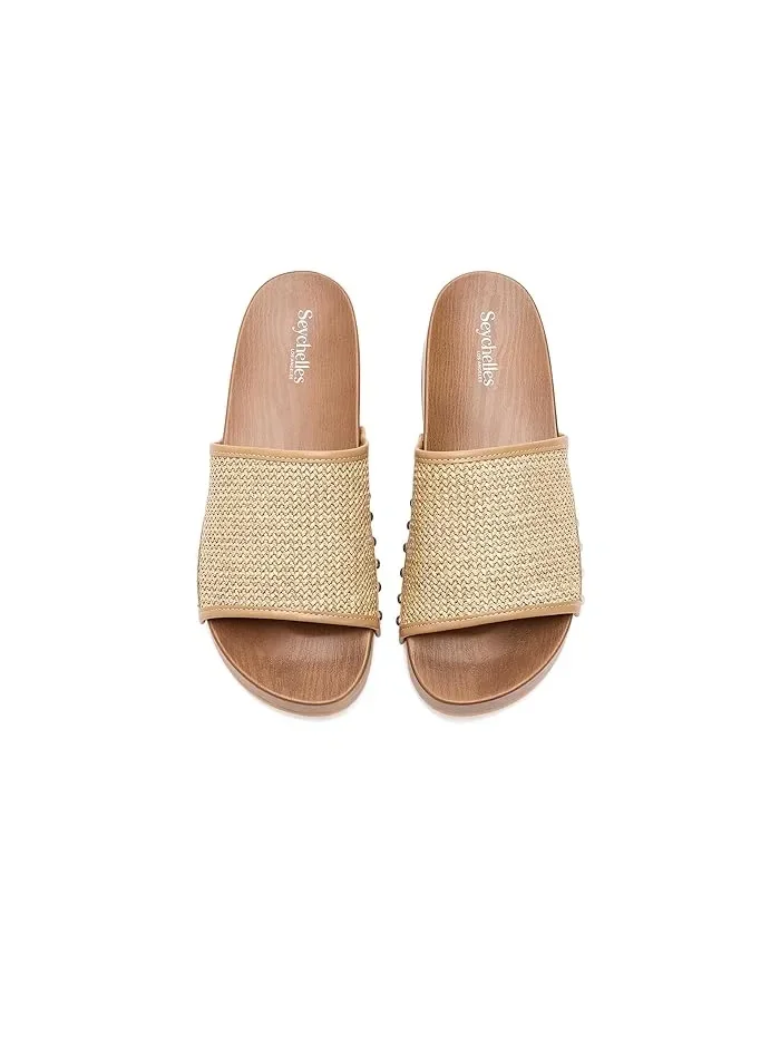 Сандалии с шипами Fantasy Raffia Seychelles — изображение 2 из 4, бежевый