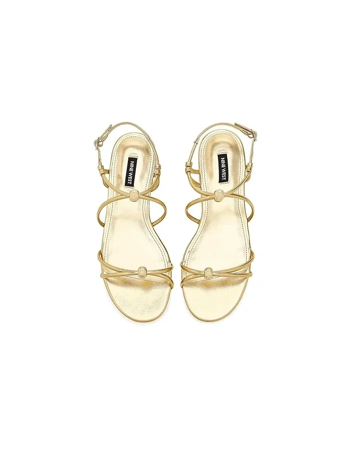 Сандалии с ремешками Mariss Nine West — изображение 2 из 4, золото