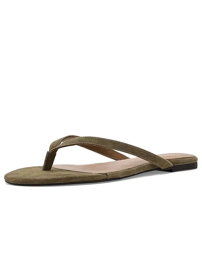 Сандалии Ivanna Thong из замши Madewell
