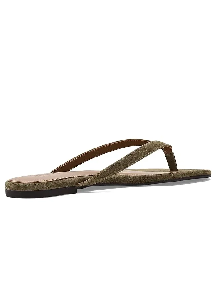 Сандалии Ivanna Thong из замши Madewell — изображение 3 из 4, хаки