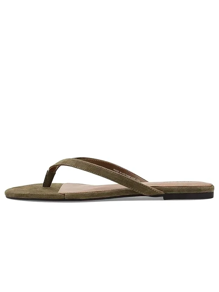Сандалии Ivanna Thong из замши Madewell — изображение 4 из 4, хаки