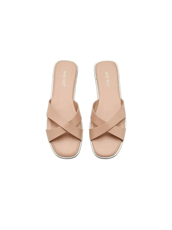 Сандалии с ремешками Edeny Nine West — изображение 2 из 4, натуральный