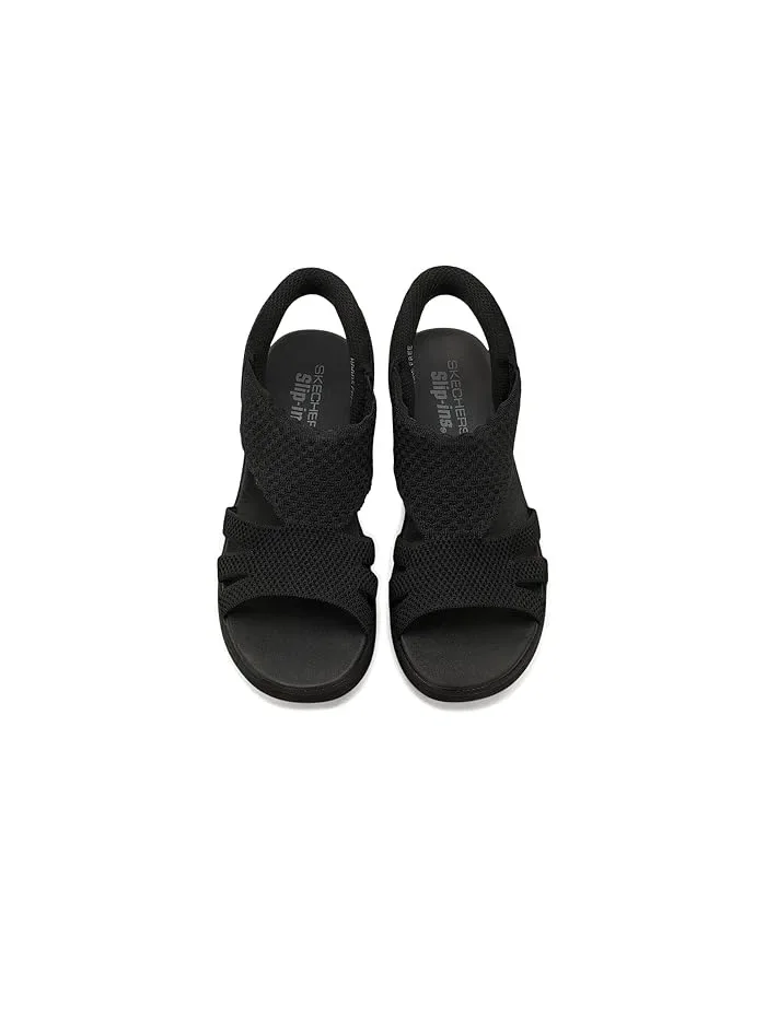 Сандалии с каблуком Parallel Lite Summer Invite SKECHERS — изображение 2 из 4, черный/черный