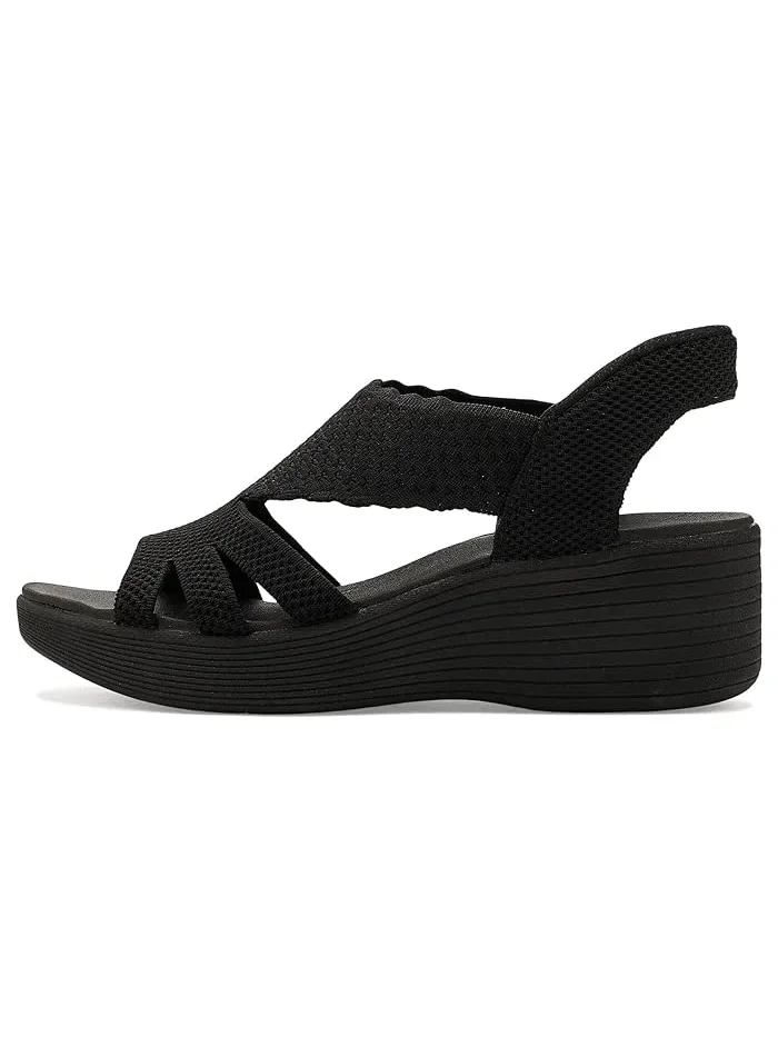 Сандалии с каблуком Parallel Lite Summer Invite SKECHERS — изображение 4 из 4, черный/черный