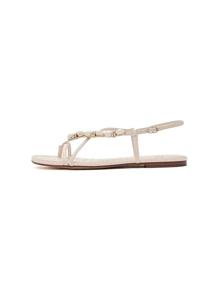 Сандалии с ремешками Calla Sam Edelman — изображение 4 из 4, слоновая кость