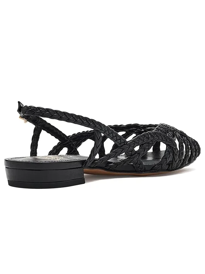 Сандалии плоские с ремешками Stiorra Vince Camuto — изображение 3 из 4, черный