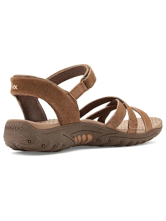 Сандалии кросс-страп с супинатором SKECHERS Reggae Natural Poise — изображение 3 из 4, бежевый