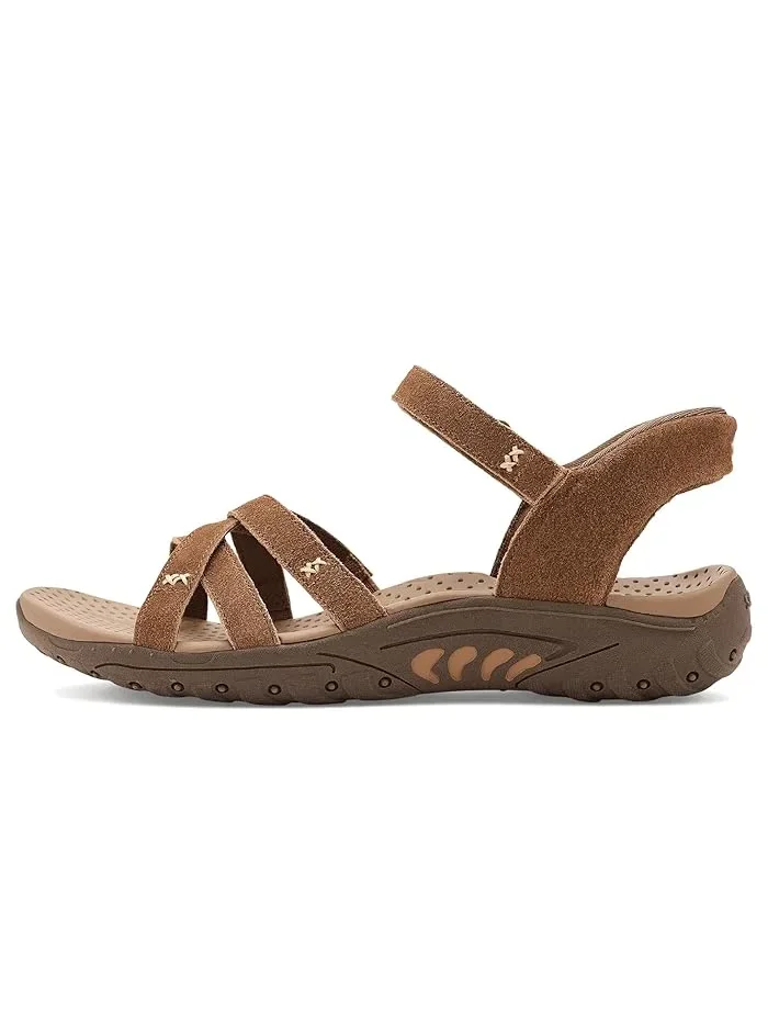 Сандалии кросс-страп с супинатором SKECHERS Reggae Natural Poise — изображение 4 из 4, бежевый