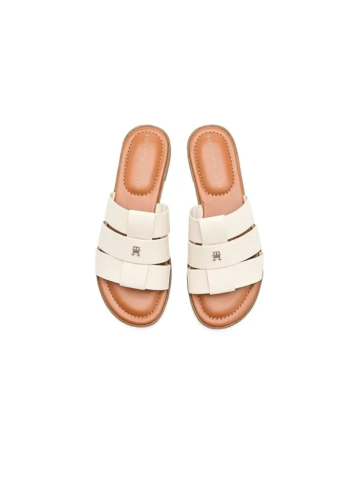 Сандалии с гладкими ремешками Moden Tommy Hilfiger — изображение 2 из 4, белый