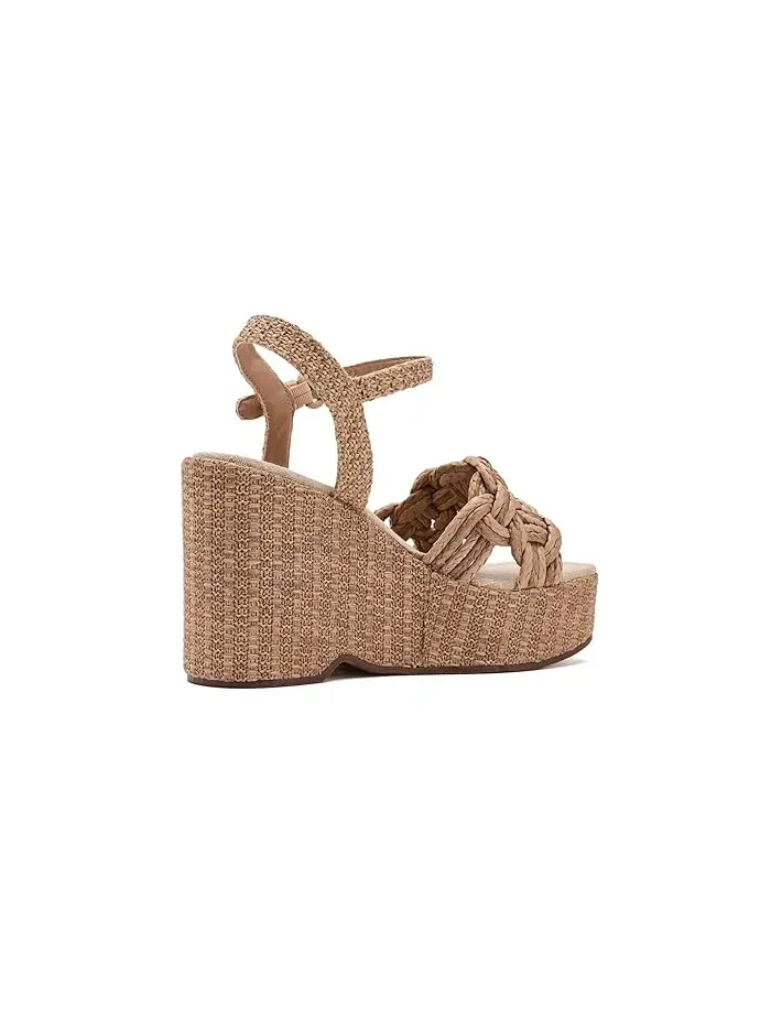 Сандалии-танкетка Jackie Circus NY by Sam Edelman — изображение 3 из 4, золотистый/песочный