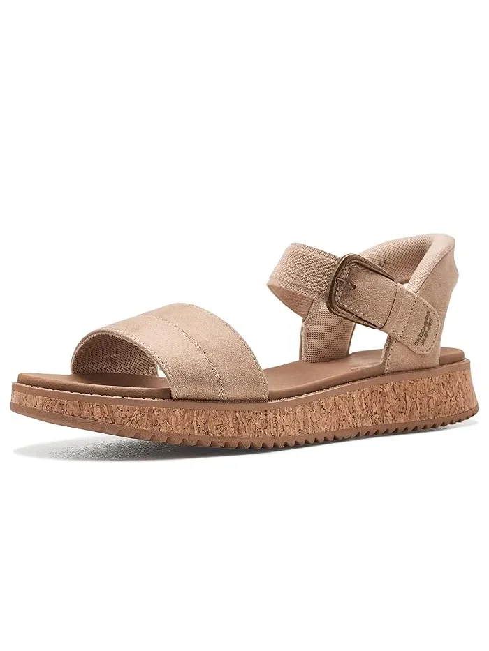 Сандалии с регулируемым ремешком Bobs Sun Vibe - Be Corky BOBS from SKECHERS — изображение 1 из 4, прозрачный