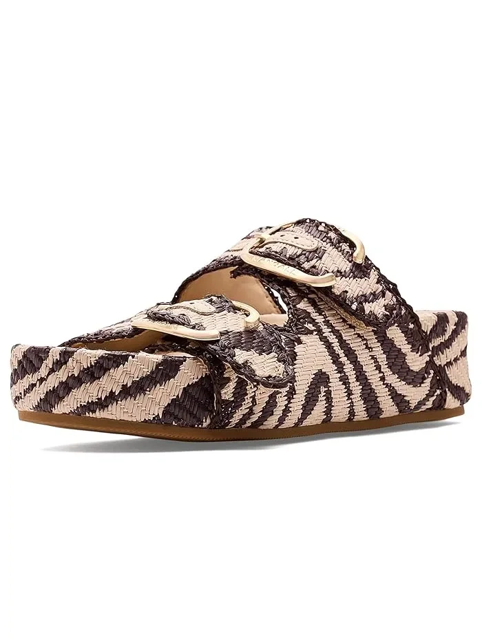 Сандалии с двумя ремнями Nico Loeffler Randall, Vintage Zebra — изображение 1 из 4, зебра