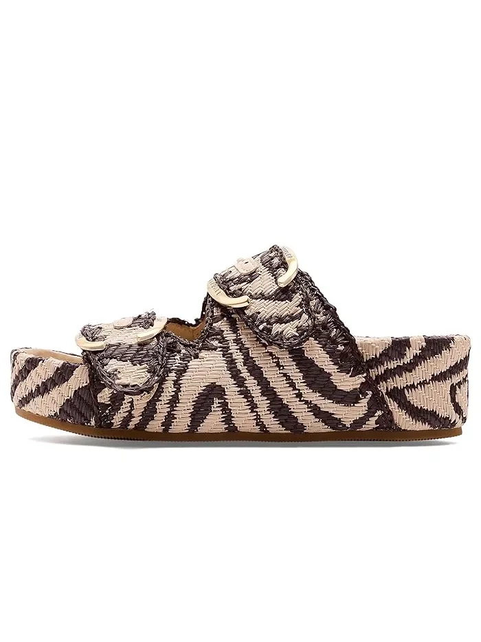 Сандалии с двумя ремнями Nico Loeffler Randall, Vintage Zebra — изображение 4 из 4, зебра