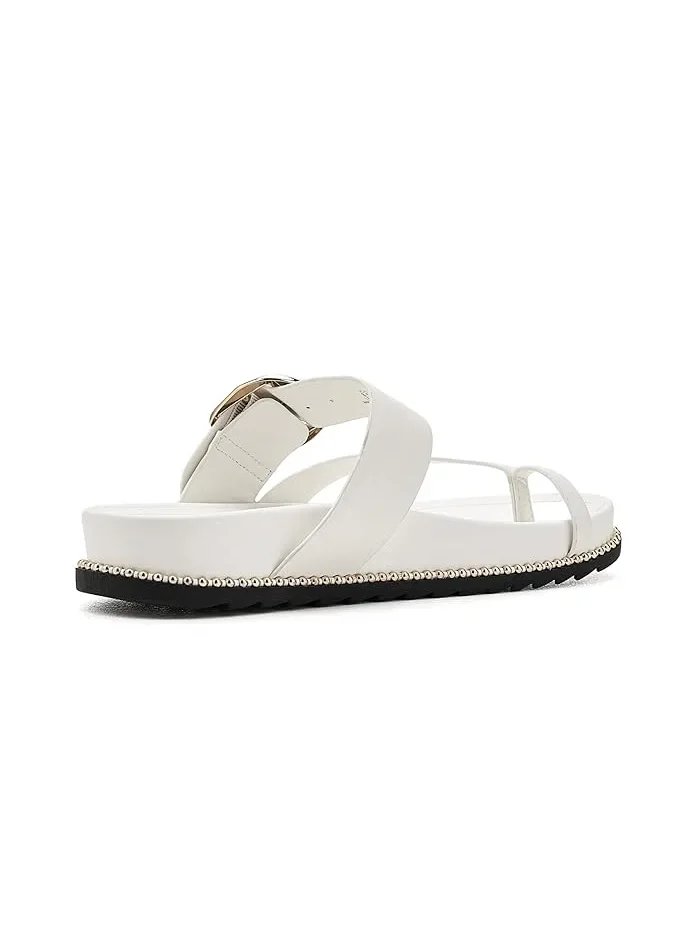 Сандалии с ремешком и пряжкой Camilo Vince Camuto — изображение 3 из 4, белый