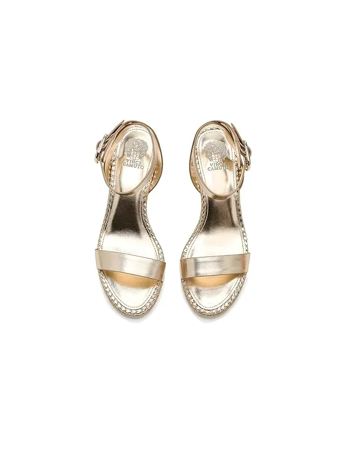 Босоножки на танкетке Fainel Vince Camuto — изображение 2 из 4, золотистый