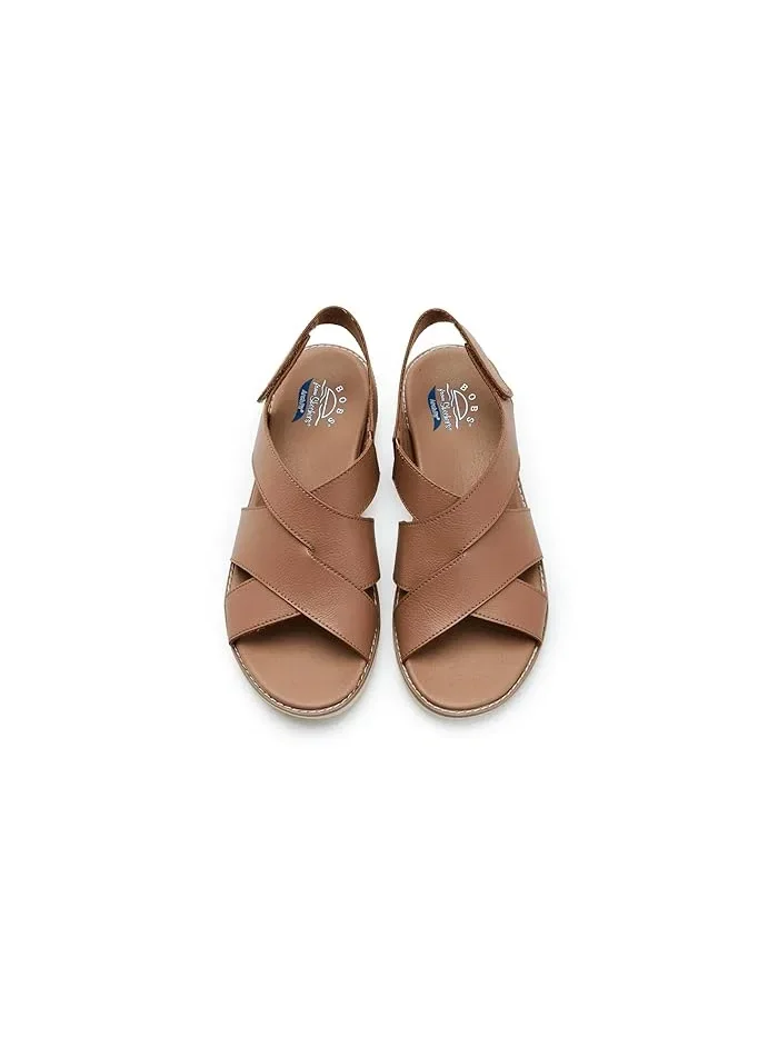 Сандалии с Arch Fit стелькой Bobs Arch Fit Oasis - Cozy Crosser BOBS from SKECHERS — изображение 2 из 4, бежевый