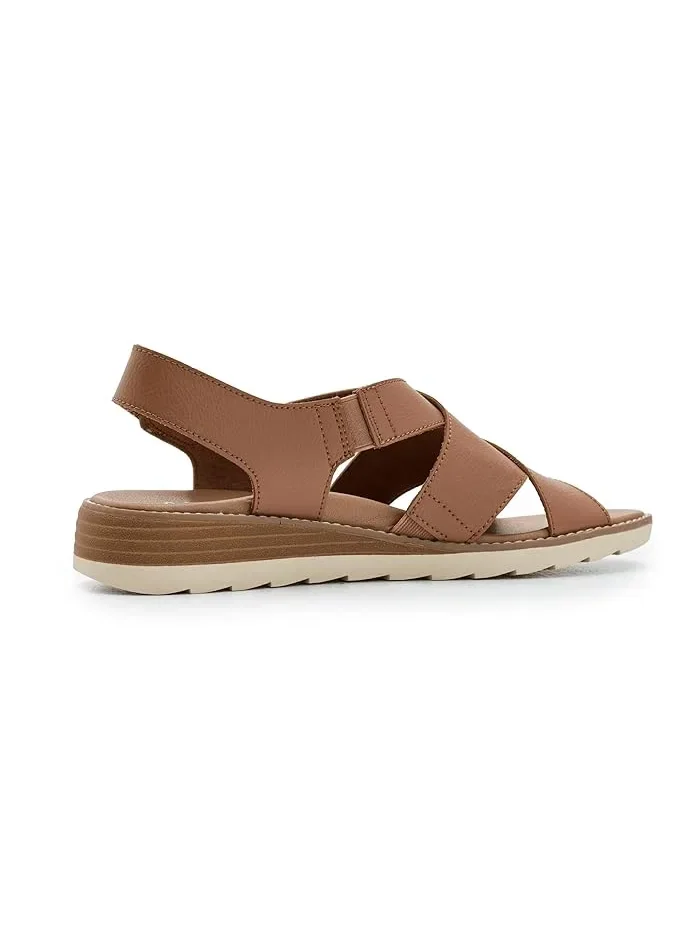 Сандалии с Arch Fit стелькой Bobs Arch Fit Oasis - Cozy Crosser BOBS from SKECHERS — изображение 3 из 4, бежевый