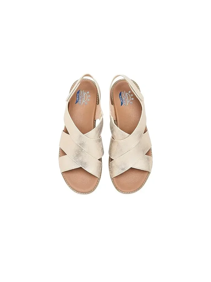 Сандалии с Arch Fit стелькой Bobs Arch Fit Oasis - Cozy Crosser BOBS from SKECHERS — изображение 2 из 4, шампань