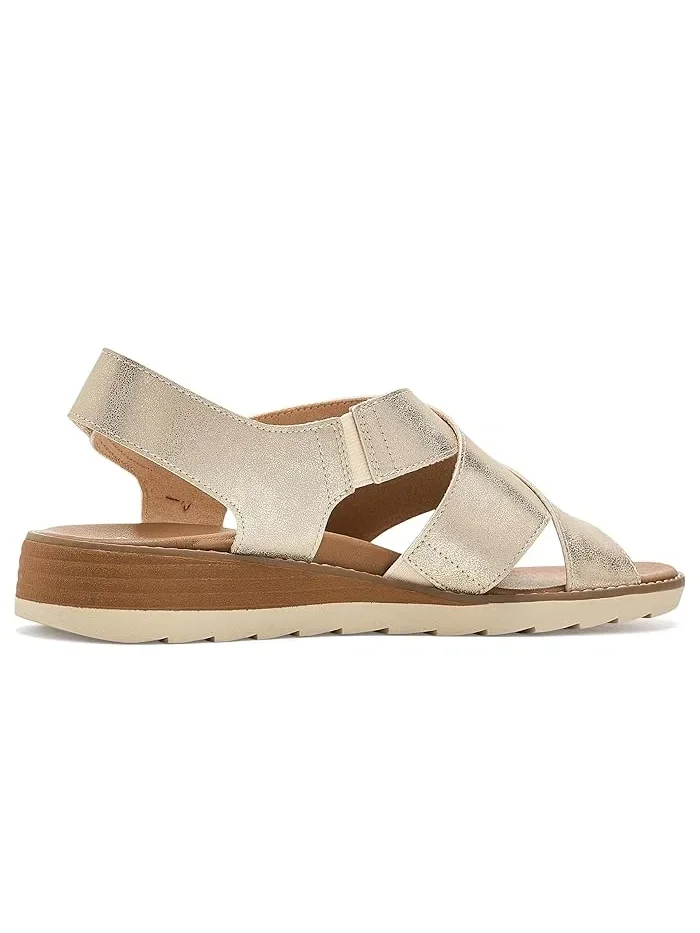 Сандалии с Arch Fit стелькой Bobs Arch Fit Oasis - Cozy Crosser BOBS from SKECHERS — изображение 3 из 4, шампань