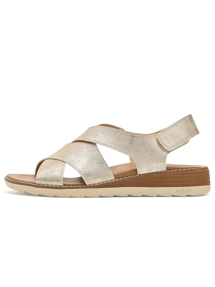 Сандалии с Arch Fit стелькой Bobs Arch Fit Oasis - Cozy Crosser BOBS from SKECHERS — изображение 4 из 4, шампань