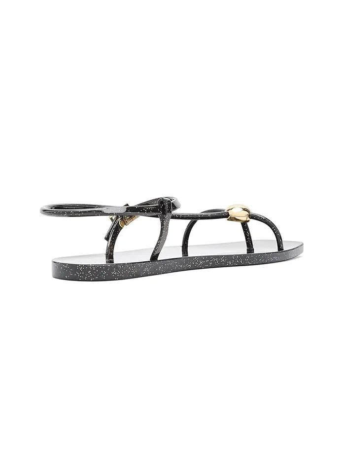 Сандалии Shells с квадратным носком Nine West — изображение 3 из 4, черный/золотистый