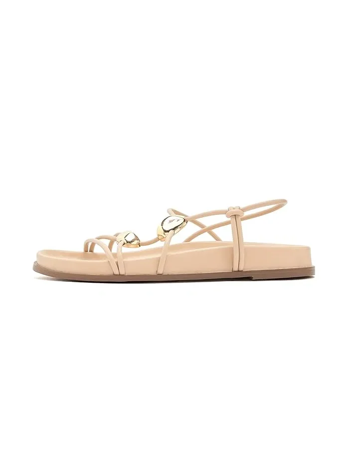 Сандалии на плоской подошве Vera Kenneth Cole New York — изображение 4 из 4, бежевый