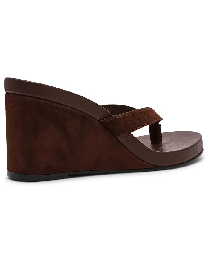 Сандалии на каблуке Playing Steve Madden — изображение 3 из 4, коричневый