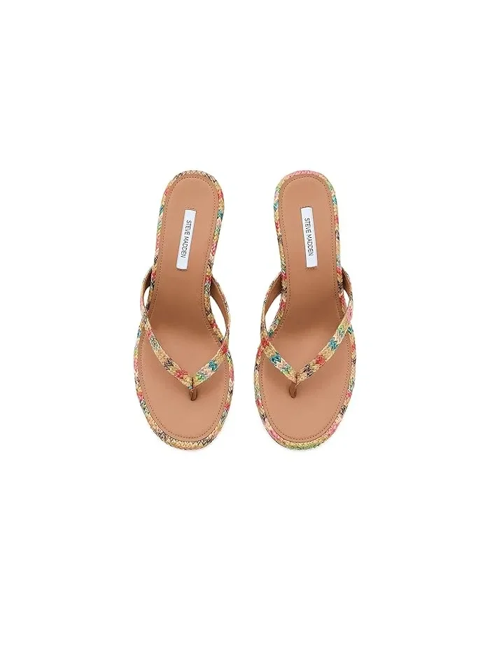 Сандалии на каблуке Playing Steve Madden — изображение 2 из 4, яркий мульти