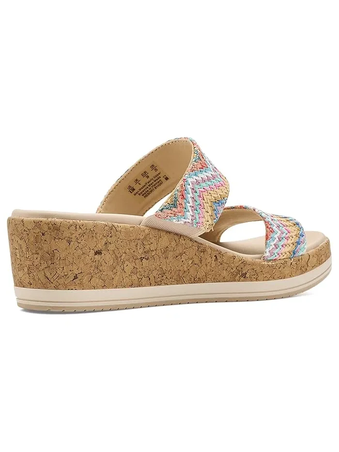 Босоножки на танкетке Resort Slide Sandals LifeStride — изображение 3 из 4, мульти