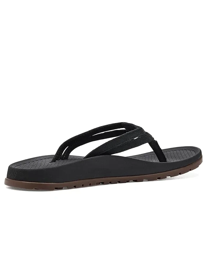 Сандалии Leather Lowdown Flip Chaco — изображение 3 из 4, черный