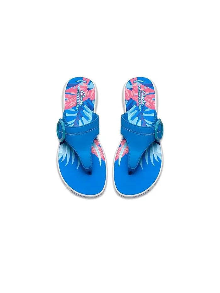 Сандалии с регулируемым ремешком Breeze Cove Clarks — изображение 2 из 4, яркий синий