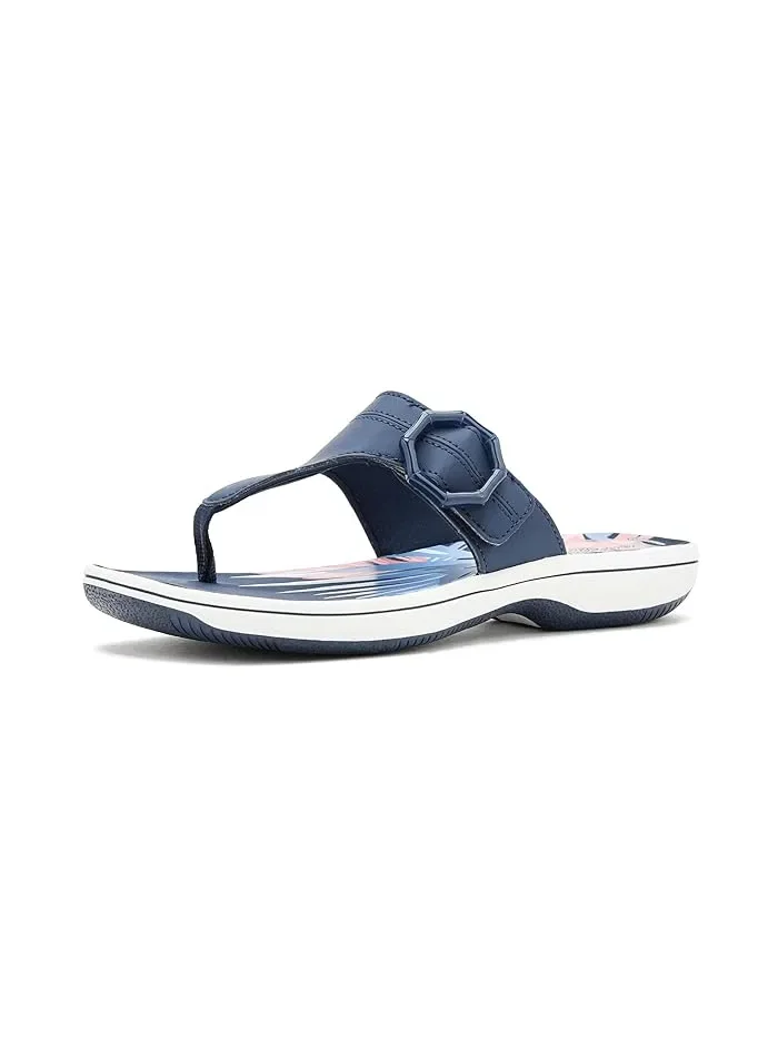 Сандалии на липучке Breeze Cove Clarks — изображение 1 из 4, темно-синий