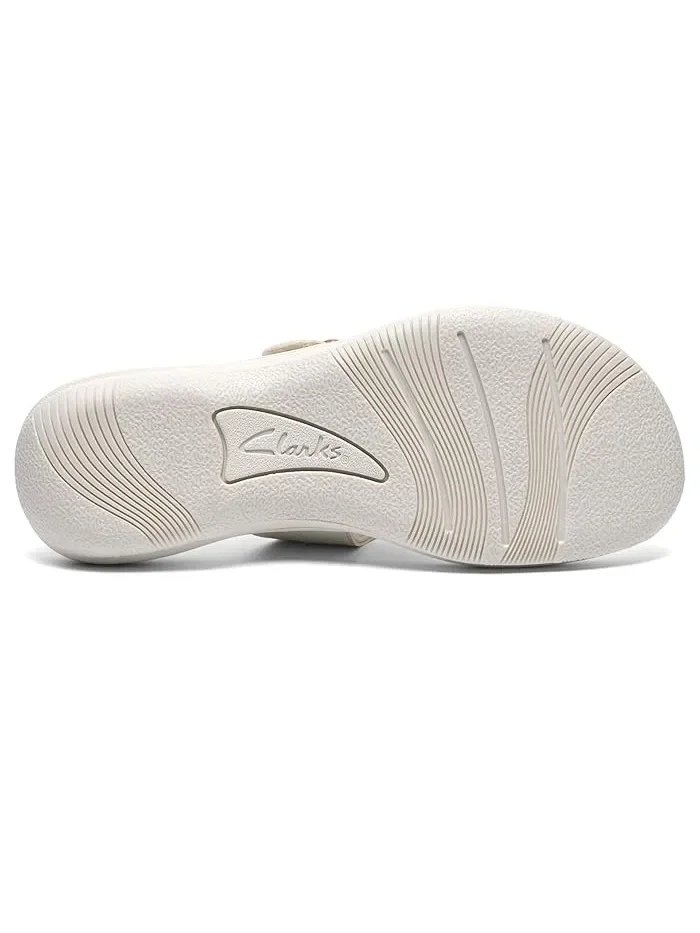 Сандалии с регулируемым ремешком Breeze Cove Clarks — изображение 3 из 4, белый