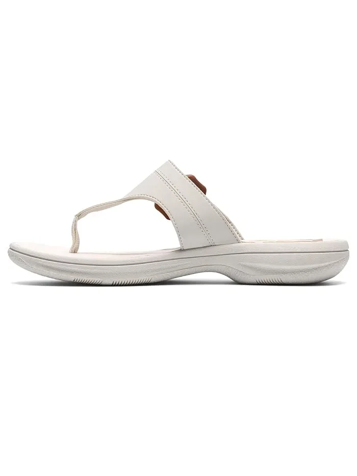 Сандалии с регулируемым ремешком Breeze Cove Clarks — изображение 4 из 4, белый