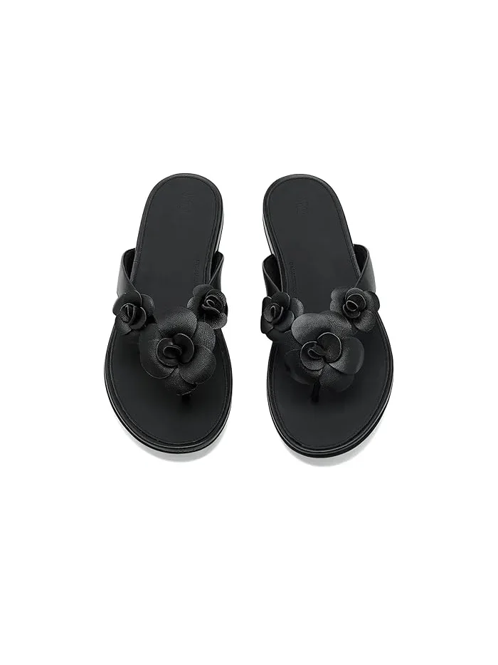 Сандалии Gracie Flower Leather FitFlop — изображение 2 из 4, черный