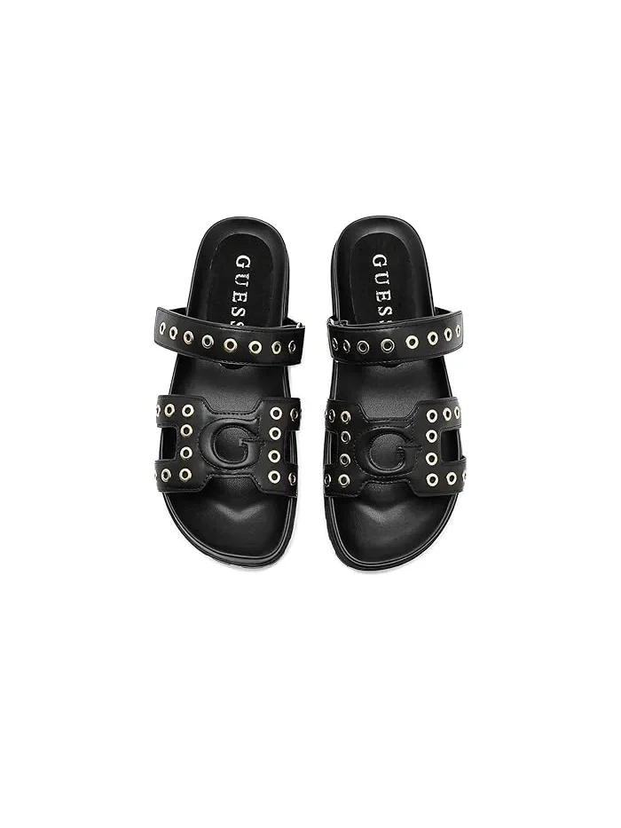 Сандалии с металлическими люверсами Fashie GUESS — изображение 2 из 4, черный