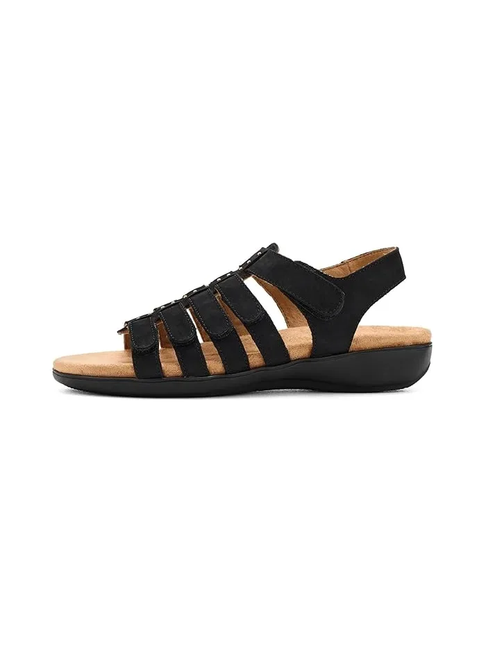Сандалии с металлическими заклепками Rikki Studs Trotters — изображение 4 из 4, черный