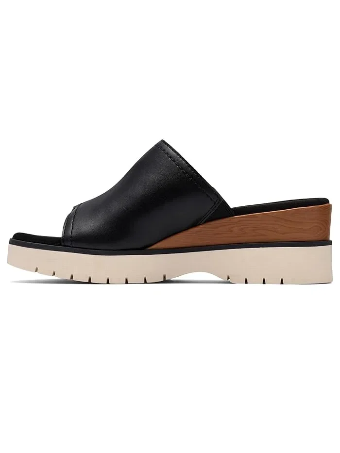 Сандалии на танкетке Diaz Slide Clarks — изображение 4 из 4, черный
